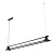Светильник подвесной Crystal Lux CLT 071C L1400 BL