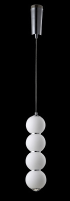 Светильник подвесной Crystal Lux DESI SP4 CHROME/WHITE