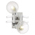 Бра Crystal Lux LUXURY AP2 CHROME Бра Crystal Lux LUXURY AP2 CHROME