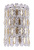 Бра Crystal Lux LIRICA AP2 CHROME/GOLD-TRANSPARENT