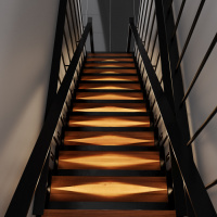Подсветка для лестниц и ступеней Step 8 40108/LED черный