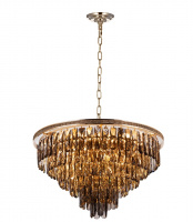 Хрустальная подвесная люстра Lumina Deco Chici LDP 6002-600 GD+GY
