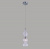 Светильник подвесной Crystal Lux IRIS SP1 B TRANSPARENT