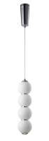 Светильник подвесной Crystal Lux DESI SP4 CHROME/WHITE