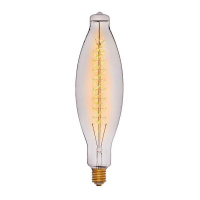 Лампа накаливания E40 95W свеча прозрачная 053-457