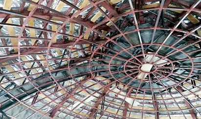 Подъемник с поворотной платформой для люстры  - МО, с.Ильинское