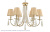Люстра Crystal Lux VICTORIA SP6 GOLD/AMBER