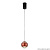 Светильник подвесной Crystal Lux CARO SP LED RED