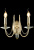Бра Crystal Lux VICTORIA AP2 GOLD/AMBER