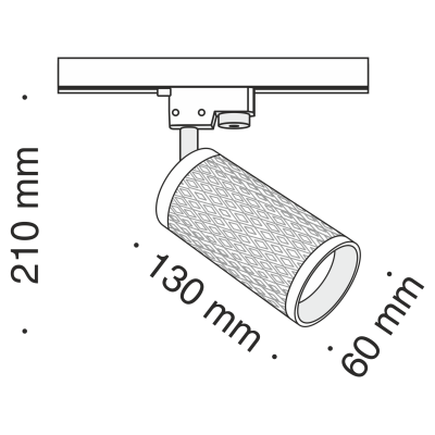 Трековый светильник Maytoni TR011-1-GU10-G