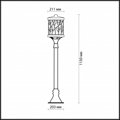 Наземный фонарь Lagra 2287/1A