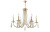 Люстра Crystal Lux VICTORIA SP6 GOLD/AMBER
