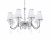 Хрустальная подвесная люстра Lumina Deco Federrica LDP 1158-8 WT