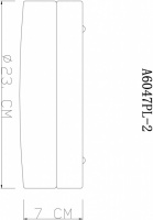 Потолочный светильник Aqua-tablet A6047PL-2CC