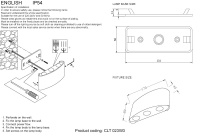 Влагозащищенный светильник Crystal Lux CLT 023W3 DG