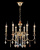 Люстра Crystal Lux MERCEDES SP6 GOLD/COLOR Люстра Crystal Lux MERCEDES SP6 GOLD/COLOR