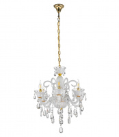 Хрустальная подвесная люстра Lumina Deco Eliza LDP 7028-6 WT