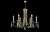 Люстра Crystal Lux VICTORIA SP6 GOLD/AMBER