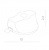 Точечный светильник Invisible A9210PL-1WH