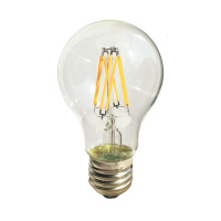 Лампа светодиодная E27 6W шар прозрачный 056-854
