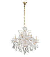 Хрустальная подвесная люстра Lumina Deco Eliza LDP 7028-8+4 WT