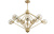 Люстра Crystal Lux FRANCISCA SP10 GOLD/COGNAC Люстра Crystal Lux FRANCISCA SP10 GOLD/COGNAC