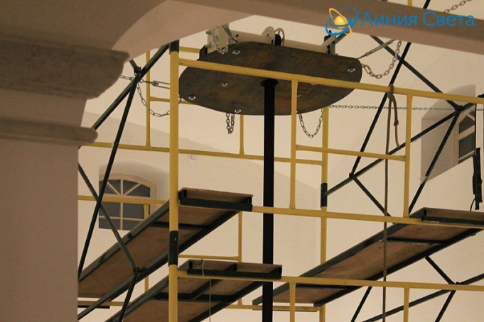 Лифт для люстры LIFTEL-300 – Храм Черниговской Иконы Божьей Матери д.Санино